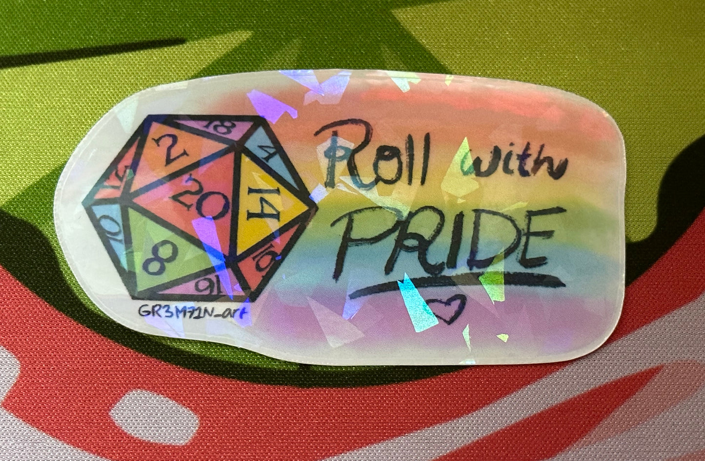Pride Dice Sticker Set